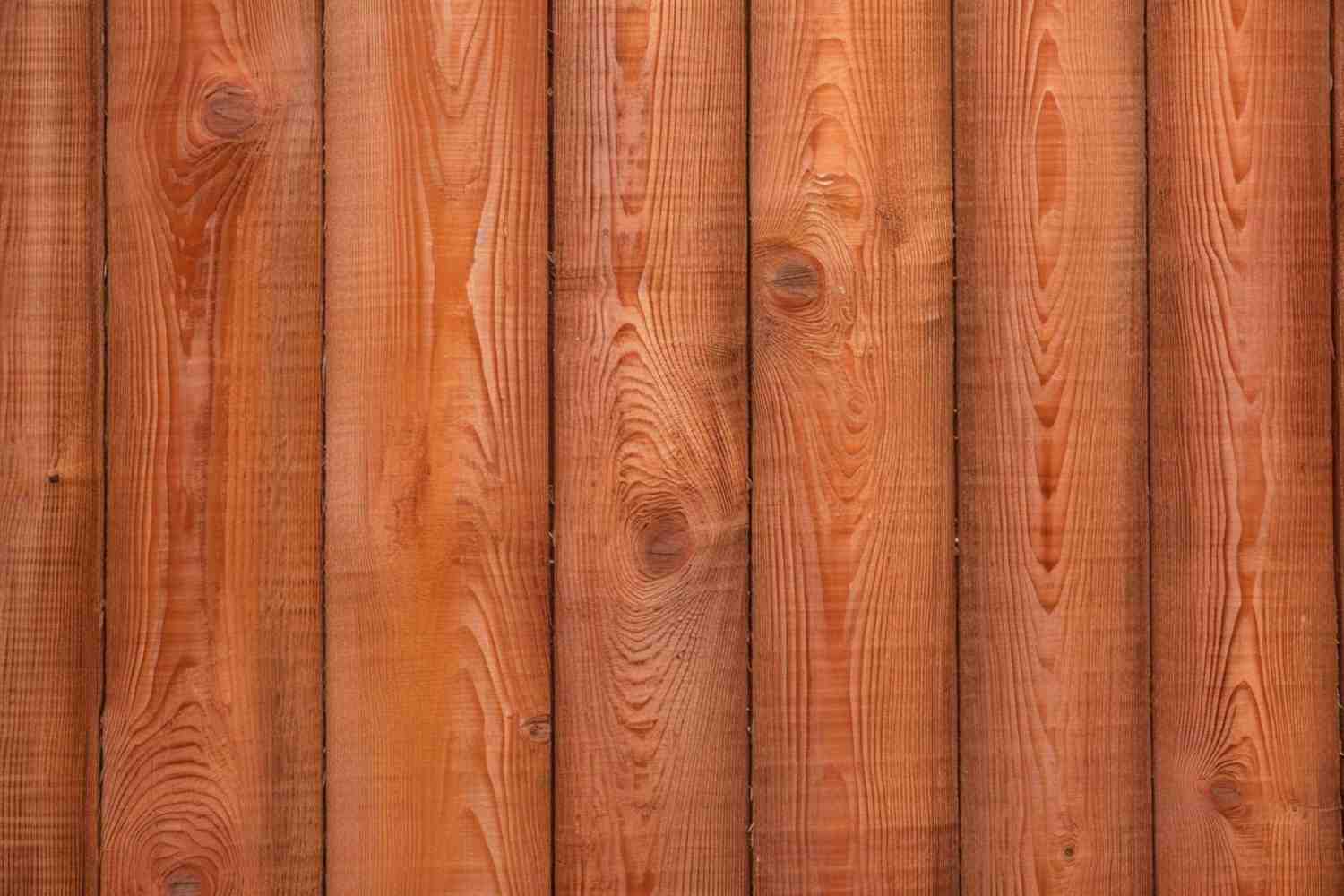 Fence built with Douglas Fir