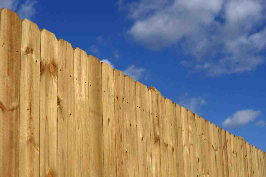 Pressure Treated Pine Wood Fence