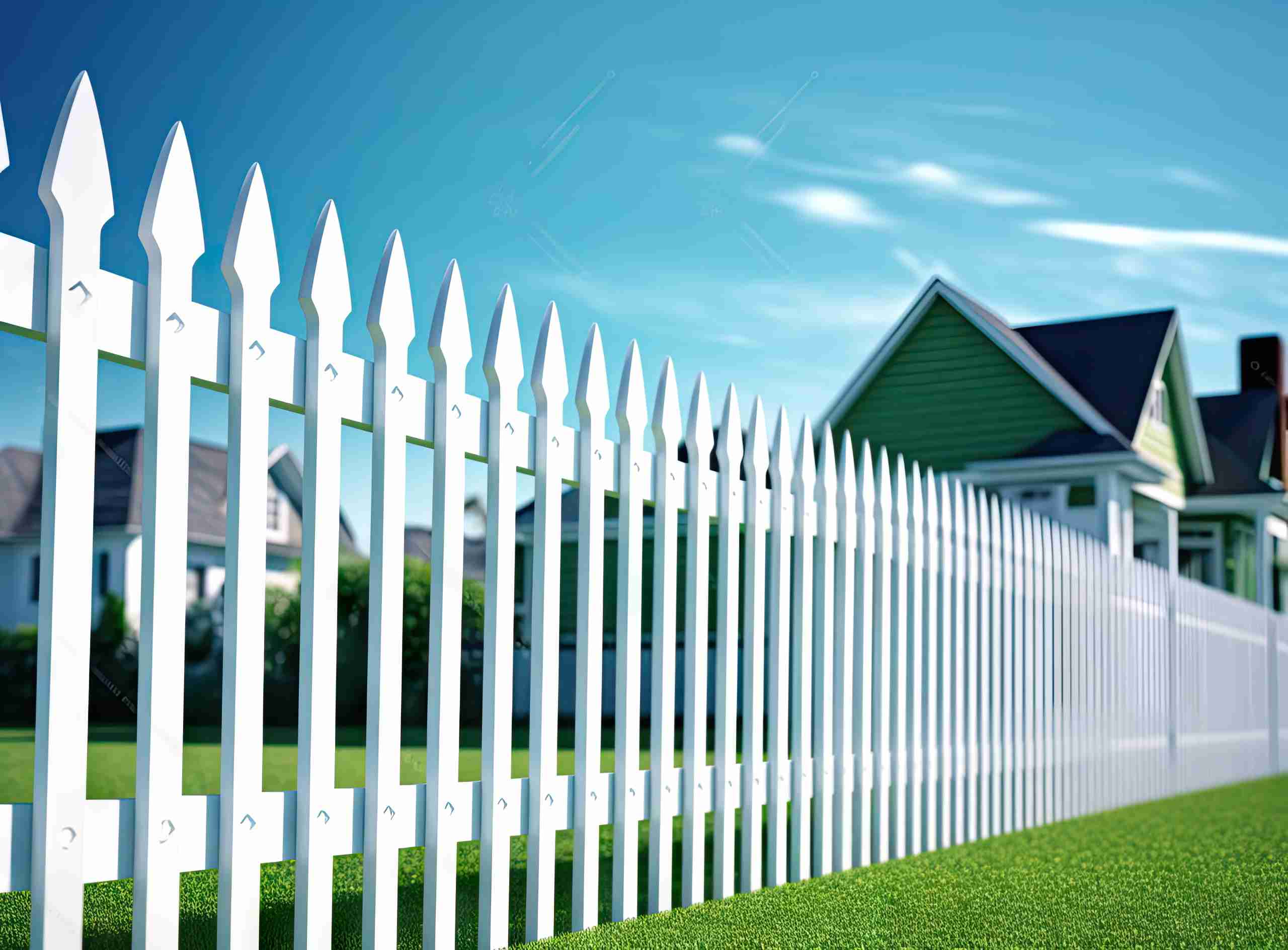 Cellular PVC Picket Fence