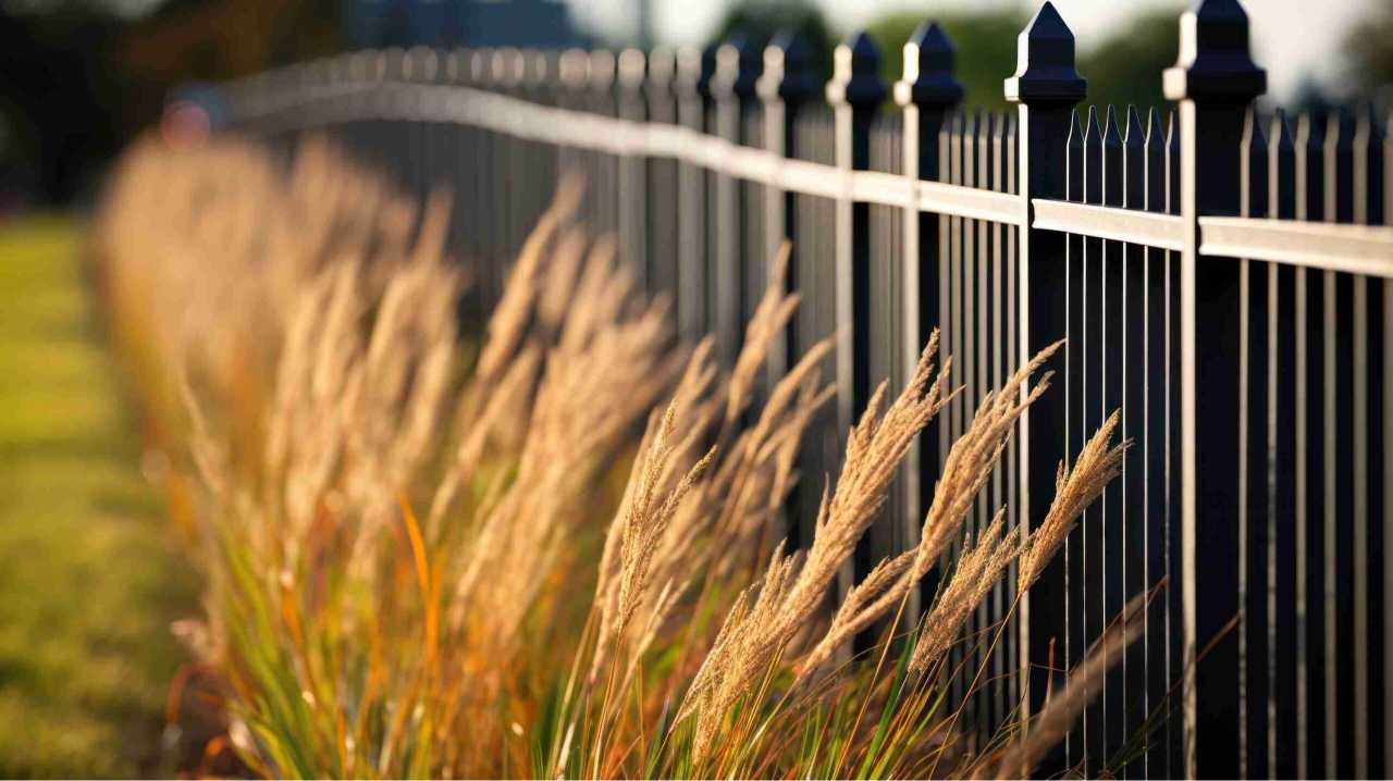 Aluminum Picket Fence With Alternate Spears